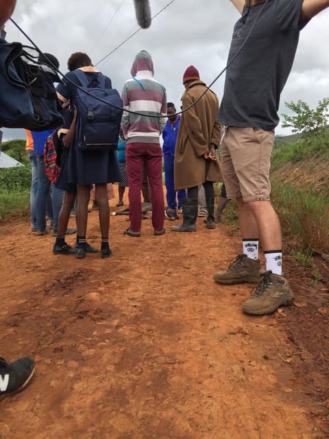 On set in Eshowe for an international film